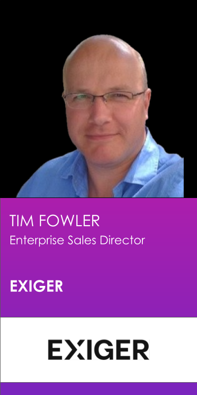 SCLI SPEAKER - TIM FOWLER, EXIGER